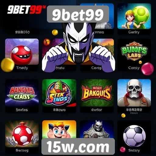 Opções de jogos disponíveis em 9bet99